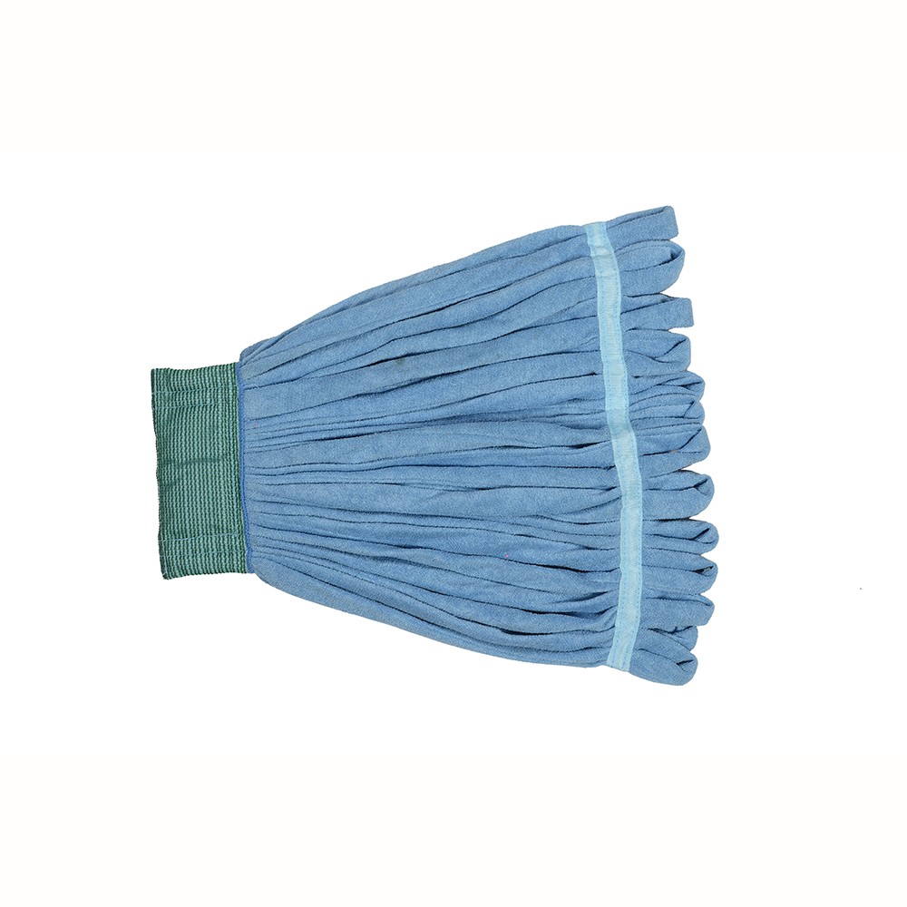 Blue microfiber strip mop 300g